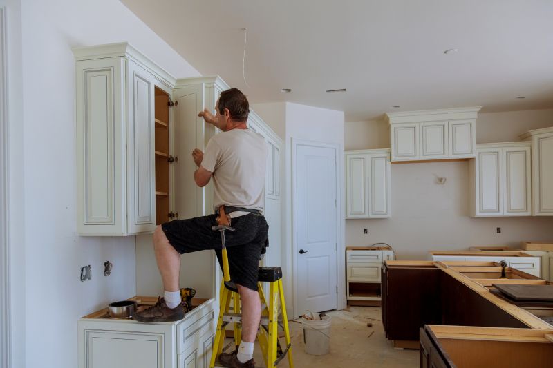 Wood Cabinet Installation